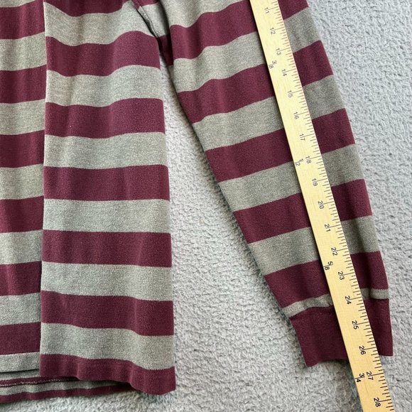 VINTAGE POLO RALPH LAUREN MEN’S SHIRT Size XL Striped Rugby Polo - Picture 7 of 8
